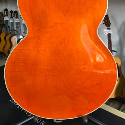 Rare Gibson Chet Atkins Country Gentleman de 1992 Sunrise Orange USA avec ses papiers et étui image 7