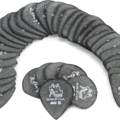 Dunlop Gator Grip Jazz III Guitar Picks 1.4mm 36-pack image 2