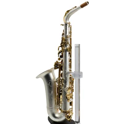 Antigua Winds Model AS4248SQ 'Powerbell' Alto Saxophone in Satin Silver image 13