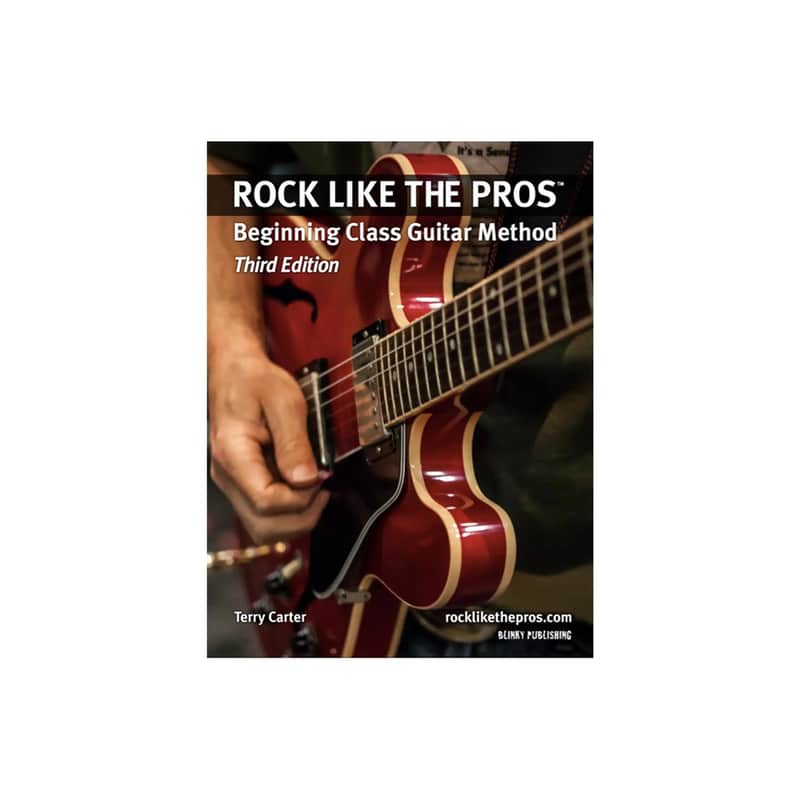 Rock Like The Pros Beginning Class Guitar Method Book (3rd Edition) image 1