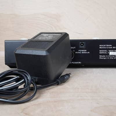 Rocktron MIDI Mate Foot Controller Black in Box w/ Power Supply, 30ft MIDI Cable image 9