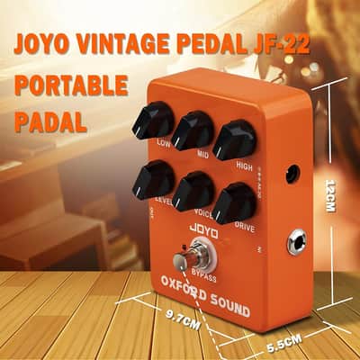 Overdrive Guitar Effect Pedal Amplifier Simulation Distortion Pedal for Electric Guitar - Bypass (Oxford Sound JF-22) image 2