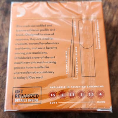 NEW! D'Addario Rico Soprano Saxophone Reeds image 4