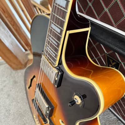 1989 Epiphone Emperor Sunburst Hollow body Guitar image 14