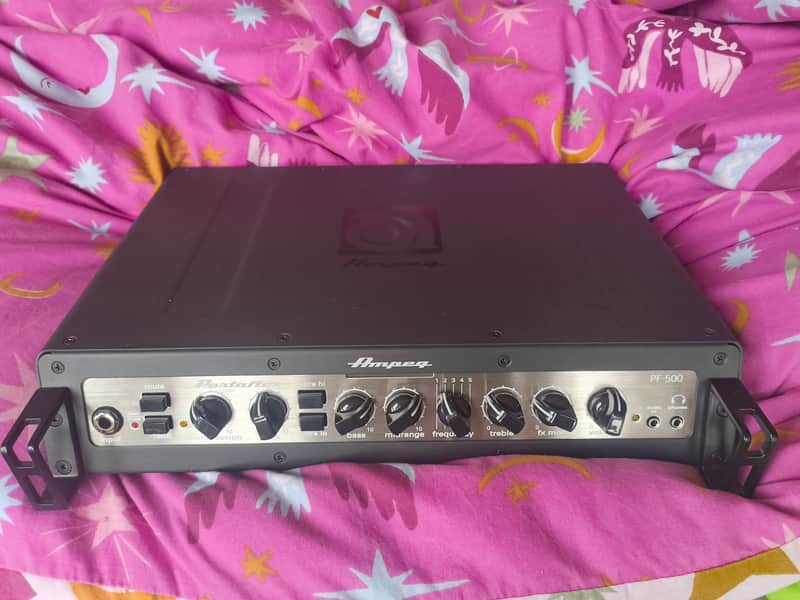 Ampeg PF-500 Portaflex 500-Watt Bass Amp Head 2011 - Present - Black image 1