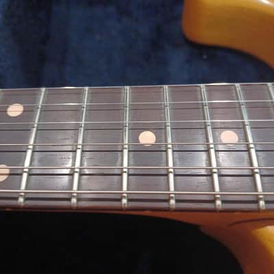 Mario Martin Custom '60's Strat Brazilian Fretboard! 2018 - Hippie Amber image 7