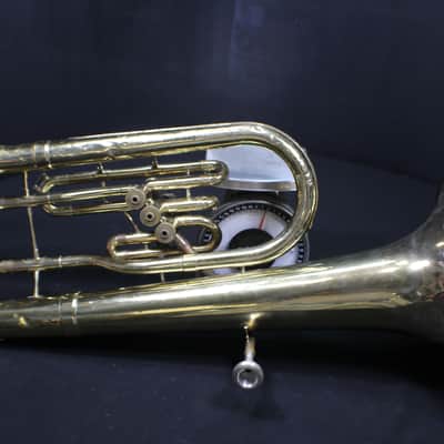 F.E. Olds Baritone (Euphonium) Upright Concert Style Works Great & Complete with Mouthpiece image 7