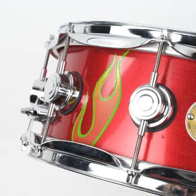 DW Collectors Series 3-Piece Flame Drum Kit (Kick, Snare, Floor Tom) Owned by Brian Setzer image 20