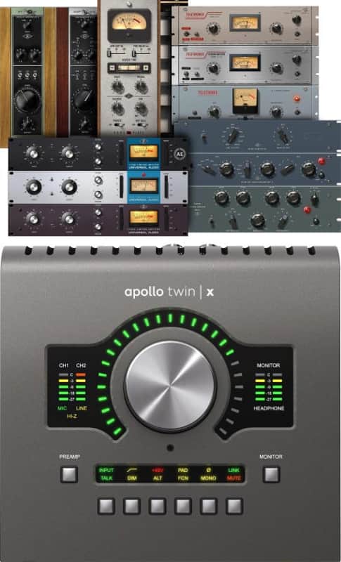 Universal Audio Apollo Twin X USB DUO Heritage Edition USB Audio Interface with UAD DSP (ApolloTXusbHEd6) image 1