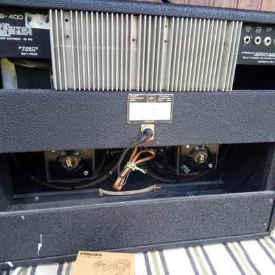 Peavey Vegas 400 'The Clean Machine 'Made in USA ca. 1986 LapSteel / Guitar Amp ! - rare- black image 3
