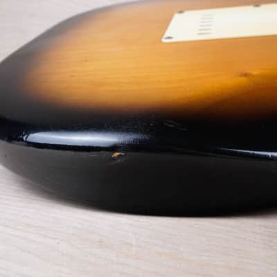 Fender ST57-900 (ST57-115) '57 Stratocaster Reissue MIJ 1991 Tobacco Sunburst Lacquer Finish USA Pickups Made in Japan Vintage w/ Hard Case image 14