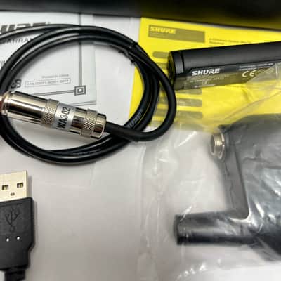 Shure GLXD1=-Z2 Shure GLXD1 Z2 Digital Wireless Bodypack Transmitter SB902 1900mAh Battery WA302 Premium Guitar/Bass Instrument Straight Cable Locking 1/4-inch SBC10-MICROB USB Cable Charger GLX GLXD16 D6 GLXD6 GLXD4 Wireless System Carry Case Bag Pouch image 4