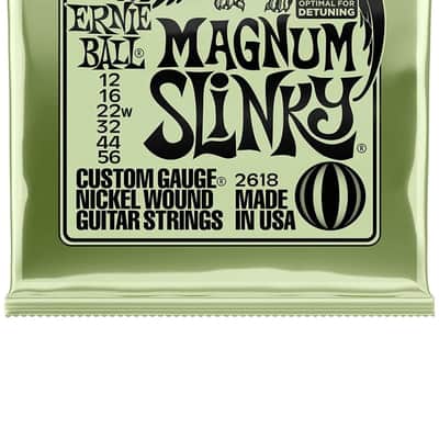 Ernie Ball Guitar Strings Magnum Slinky Electric Nickel Wound 12-56 Gauge image 4