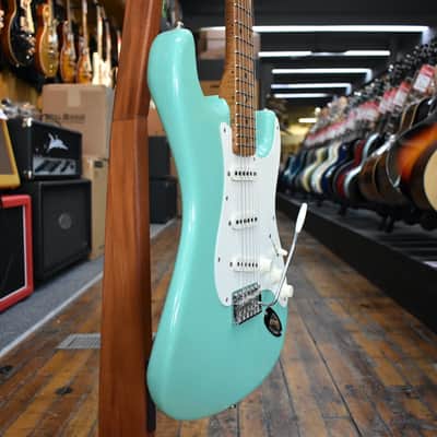 Fender Custom Shop Limited Edition Roasted 50s Stratocaster Deluxe Closet Classic 2024 Faded Aged Sea Foam Green w/Tweed Case image 2