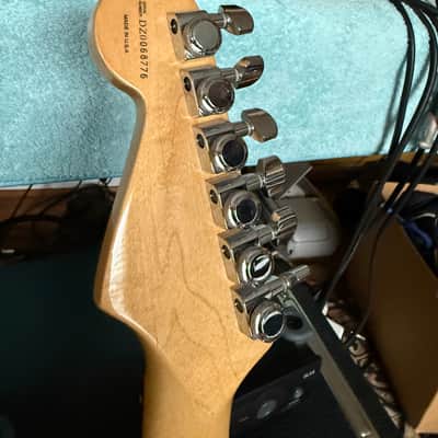 Fender American Deluxe Stratocaster 2000 - Transparent Red image 12