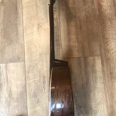 Harp Guitar Antique RARE Harp Guitar 1920s Brown image 9