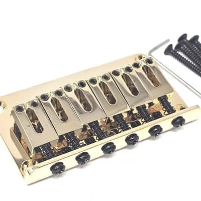True Custom Shop® Gold Hardtail Bridge for Modern Fender Strat or Telecaster image 2