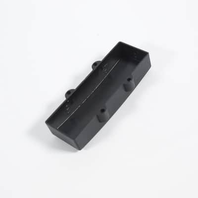 Double J style Humbucker Bass Guitar Pickup cover, 113mm Curved-Top Black image 3