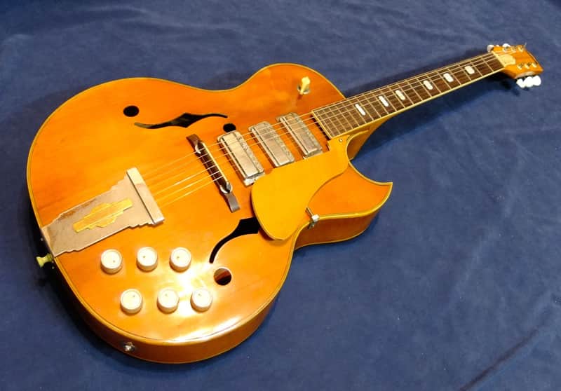 c. 1964 Kawai EP-150 Vintage 3-pickup Archtop Jazz Rockabilly Guitar Made in Japan - Great Guitar! image 1
