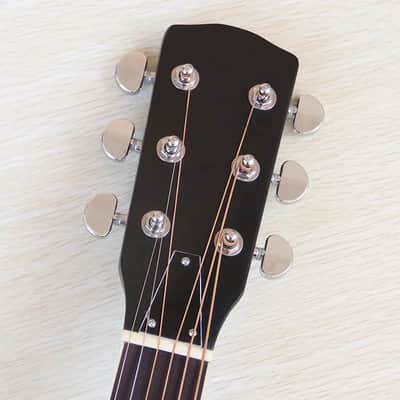 Left Handed Custom Resonator Guitar, Laminated Spruce Top Body, Mahogany Neck image 7