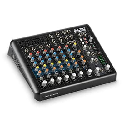 Alto TrueMix 800FX Audio Mixer with 4 XLR Mic Ins, USB Audio Interface and Bluetooth for Podcasting, Live Performance, Recording, DJ, Mac and PC image 2