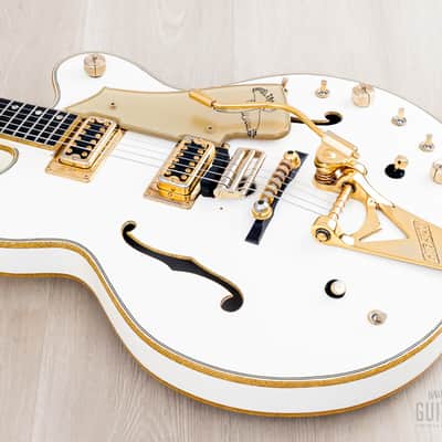 1972 Gretsch White Falcon Stereo 7595 Vintage Double Cutaway Guitar w/ Case, Art Wiggs image 10