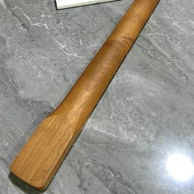 New 24 inch short scale Roasted Maple Guitar neck 22 fret big head Parts image 3