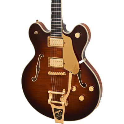 Gretsch Broadkaster LX Figured Center Block Electric Guitar - Havana Burst image 1