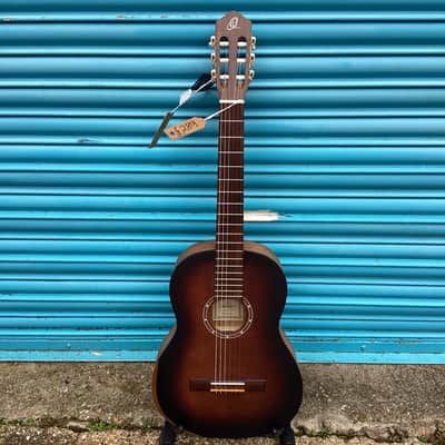 ORTEGA Student Series Pro DeLuxe 4/4 Classical Guitar - Solid Spruce / Catalpa Bourbon Fade image 1