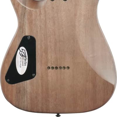 Schecter Omen Elite-6 FR Electric Guitar, Rosewood Fingerboard, See Thru Blue Burst image 3