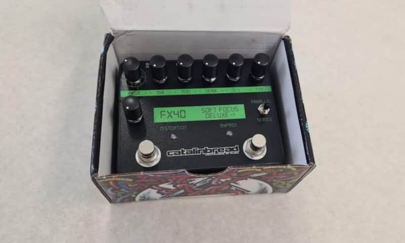 Catalinbread Soft Focus Deluxe Shoegaze Multi-effects Pedal & SFX Tap External Tap Tempo Pedal w/ Original box & paperwork image 1