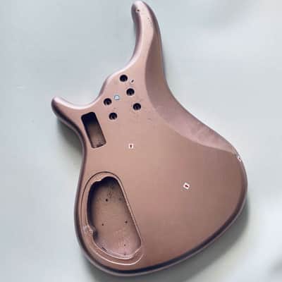 Pink Metallic Finish 5 String Bass Body image 13