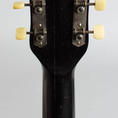 Hofner  Club 50 Arch Top Hollow Body Electric Guitar,  c. 1959, period black hard shell case. image 6