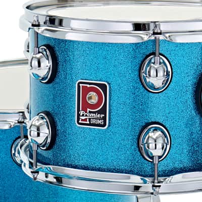 Premier Genista Heritage Series Three-Piece Birch Shell Pack 18" Aqua Sparkle PGH18-3SPAQX image 4