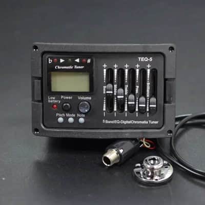 Acoustic Guitar 5 Band Preamp Pickup Tuner image 1