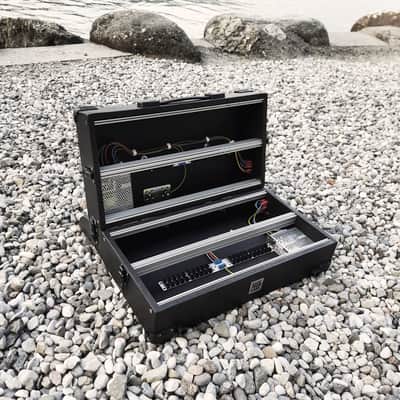 (2x6U) 12U Eurorack Case Powered, 84 or 104 hp, modular synthesizer, patched resealable image 9