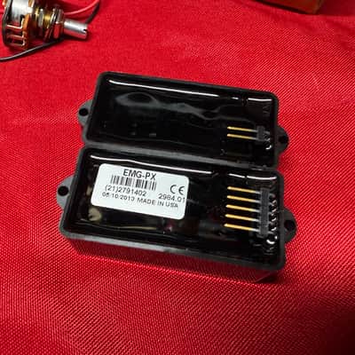 EMG PX-B X-Series Active P Bass Set - Black image 3