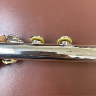 Vintage 1925 W.S Haynes Solid Silver Flute, French (open) Keys, New Pads; with Case image 9