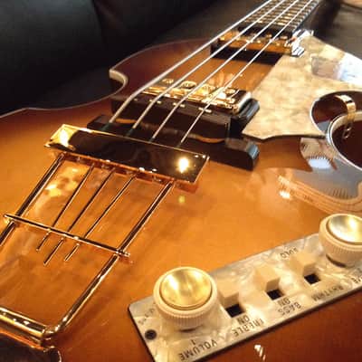 Horfner Limited Edition Beatle Bass 1962 Ed Sullivan Show Electric Violin Bass Right Handed Sunburst image 9