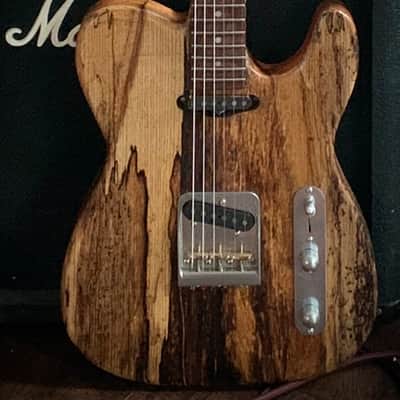 "Verity" Custom Telecaster / Barncaster from A Wee Black Dug Guitars - Natural, Figured Driftwood image 21