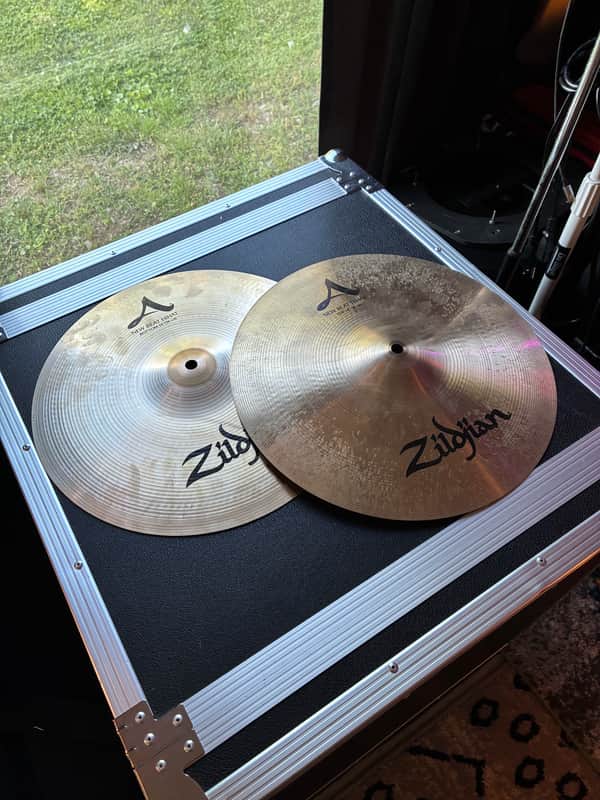 Zildjian 14" A Series New Beat Hi-Hat Cymbals (Pair) 2013 - Present - Traditional image 1