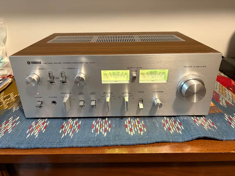 Yamaha CA-610 II Integrated Stereo Amplifier, 1970s Vintage, Powers On, w/ OG Box (Please Read!)