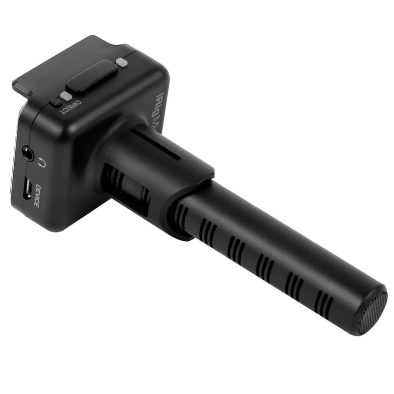 IK Multimedia iRig Mic Video USB Shotgun Condenser Microphone image 1