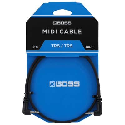 Boss BCC-2-3535 3.5mm TRS to 3.5mm TRS MIDI Cable - 2'