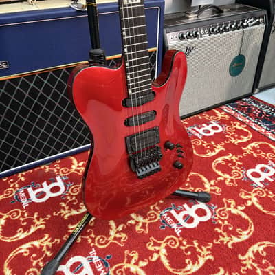 ESP The Eclipse Custom Telecaster Floyd Rose Candy Apple Red '90s MADE IN JAPAN image 6