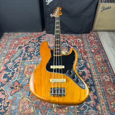 Fender USA Jazz Bass Ash Nitro Refinish DiMarzio PAF Pickups Hard Case - 1979 image 18