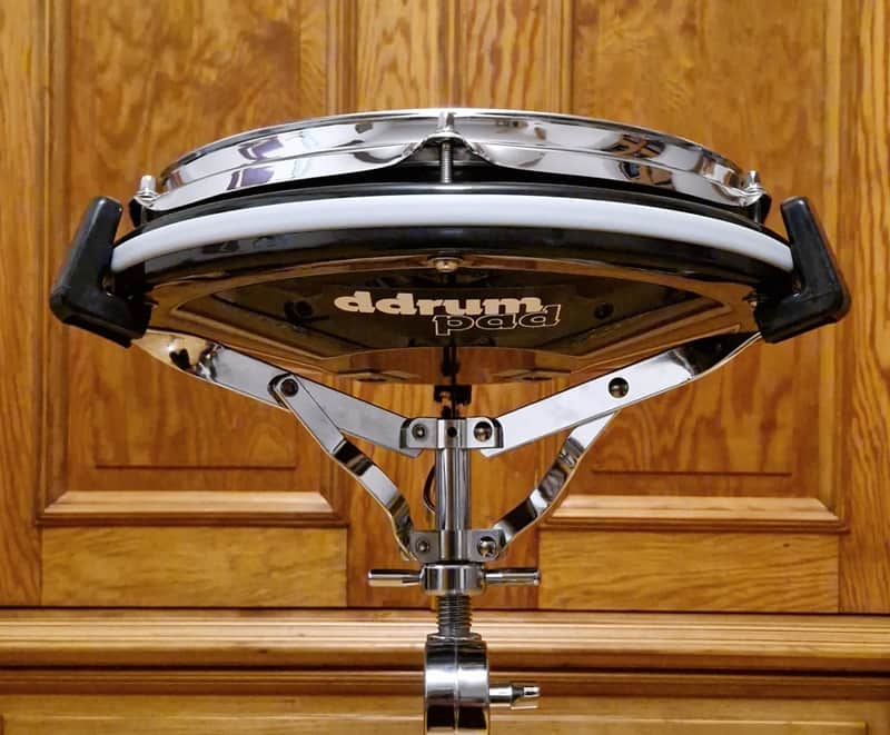80's Snare Ddrum Pad by Clavia AB, 12 inch, piano plack finish vintage image 1