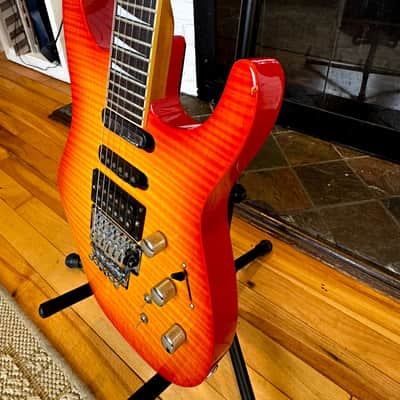 Jackson Audio Pro Series DK2S Dinky 2003 W/OEM Hardshell Case - Cherry Sunburst image 6