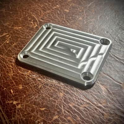 Van Dyke-Harms Machined Finish, Extra Thick Neck Plate (only) 2025 - Machined Stainless Steel image 2