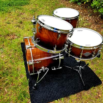 Sonor Ascent Jazz, Heavy German Beech, 12/14/18 w/ 6.5" Snare, Burnt Fade Lacquer, Local Pickup Only image 5